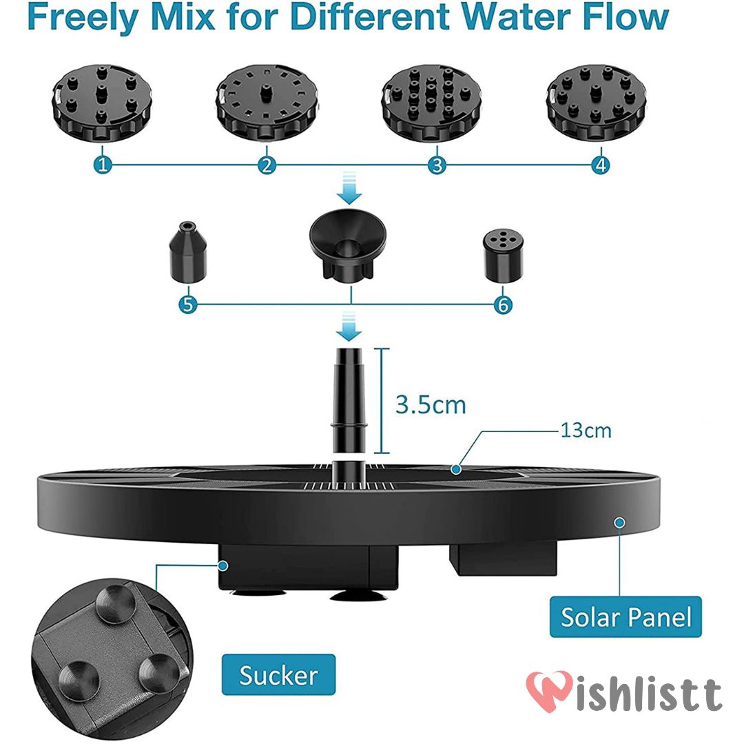 Solar Water Fountain