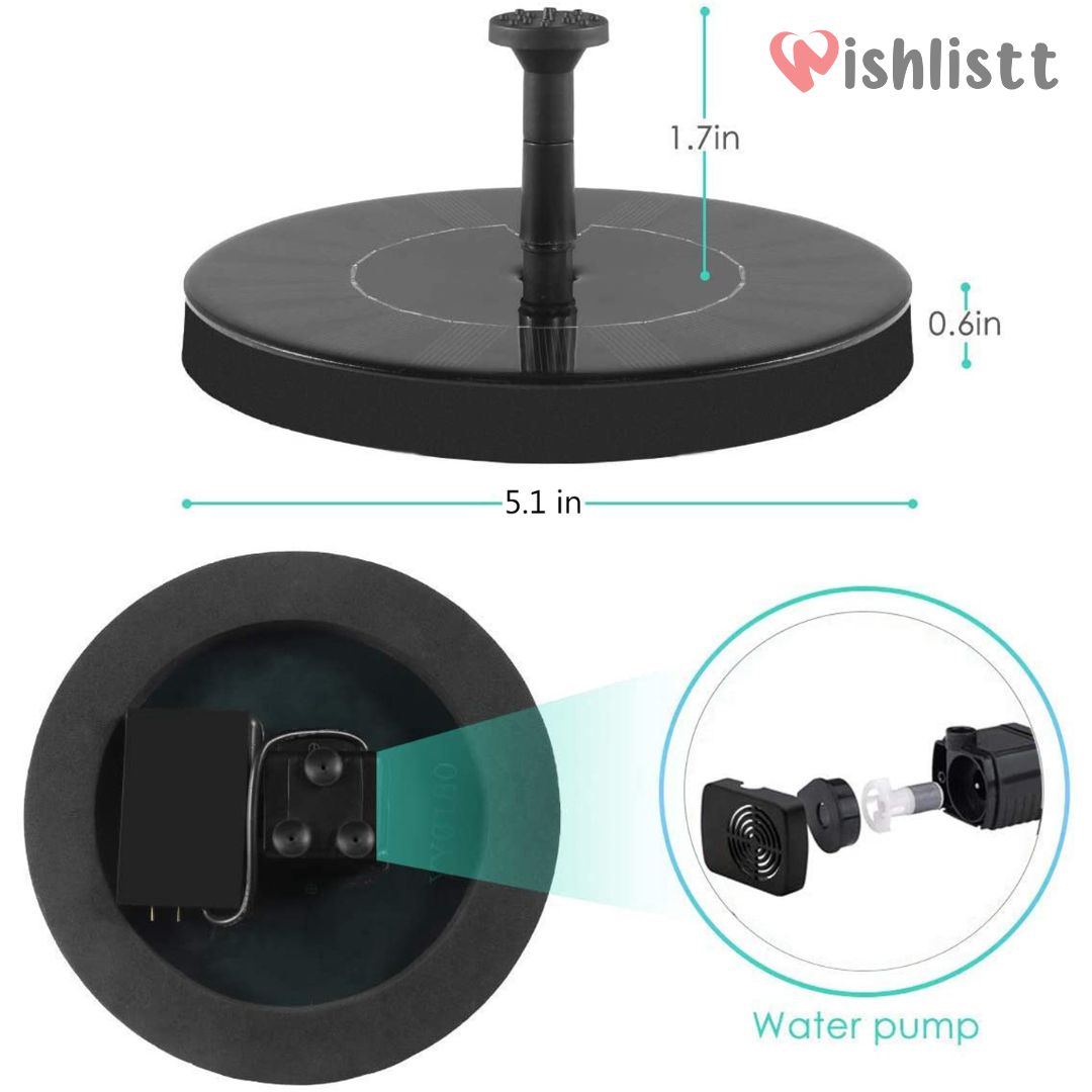 Solar Water Fountain