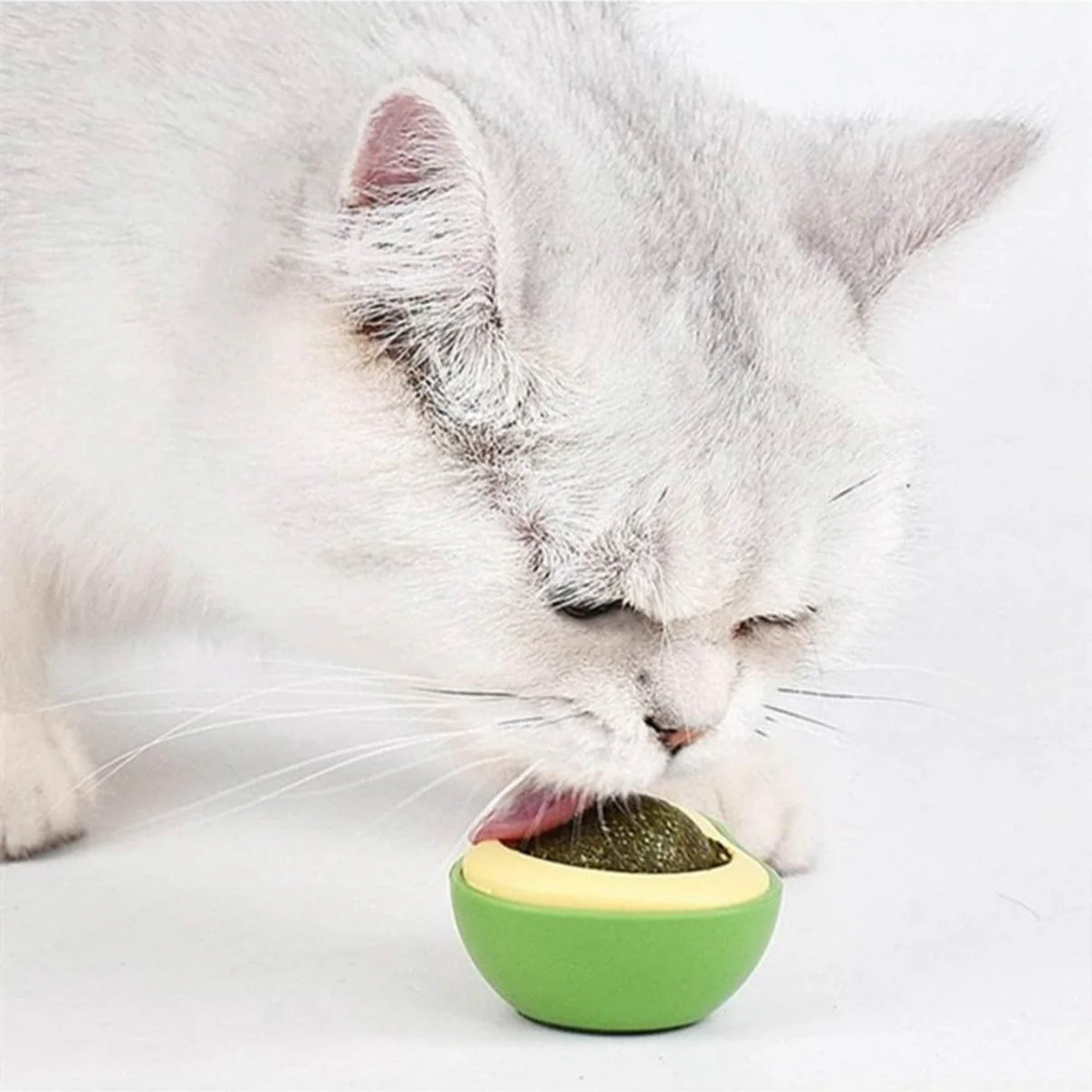 Rotating Avocado Catnip Ball