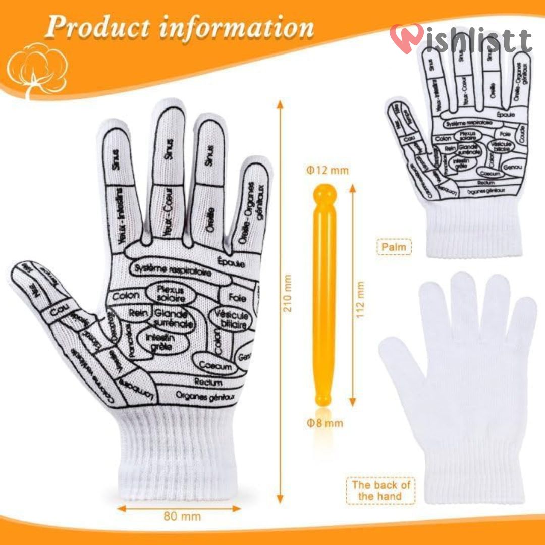Acupressure Reflexology Hand Gloves