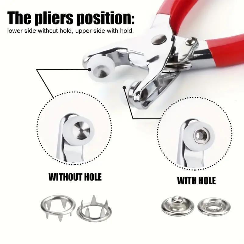 Snap Buttons With Pliers