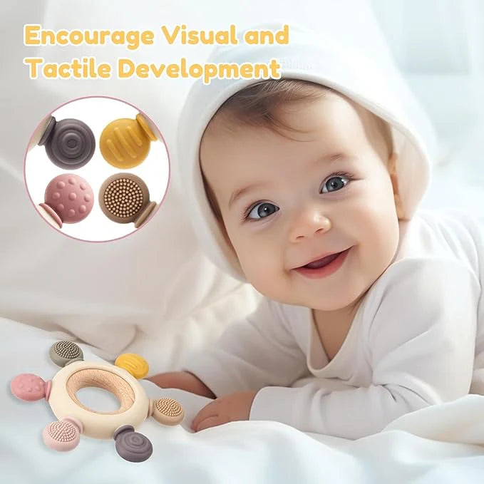 Baby Silicone Teether Ring