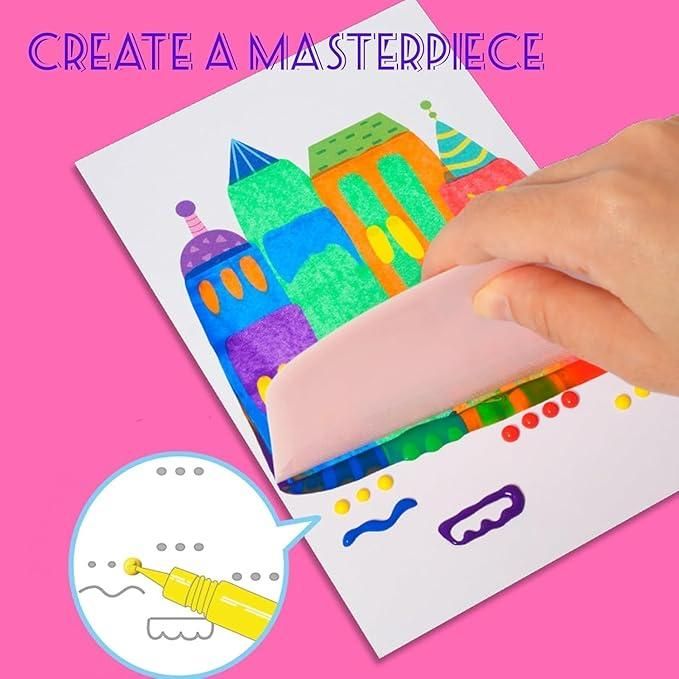DIY Rainbow Scratch Painting (3 Books Set)
