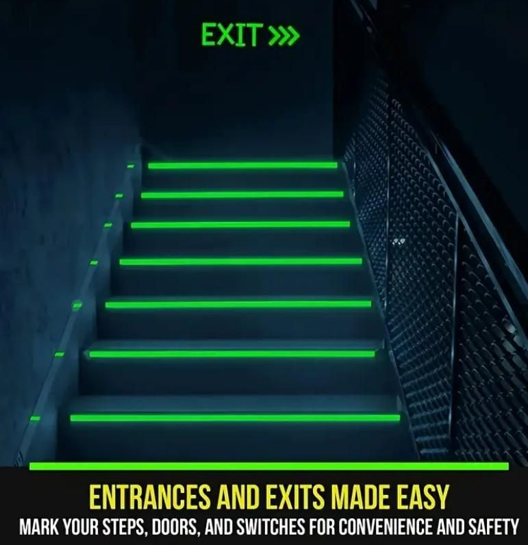 Radium Night Glow Safety Tape