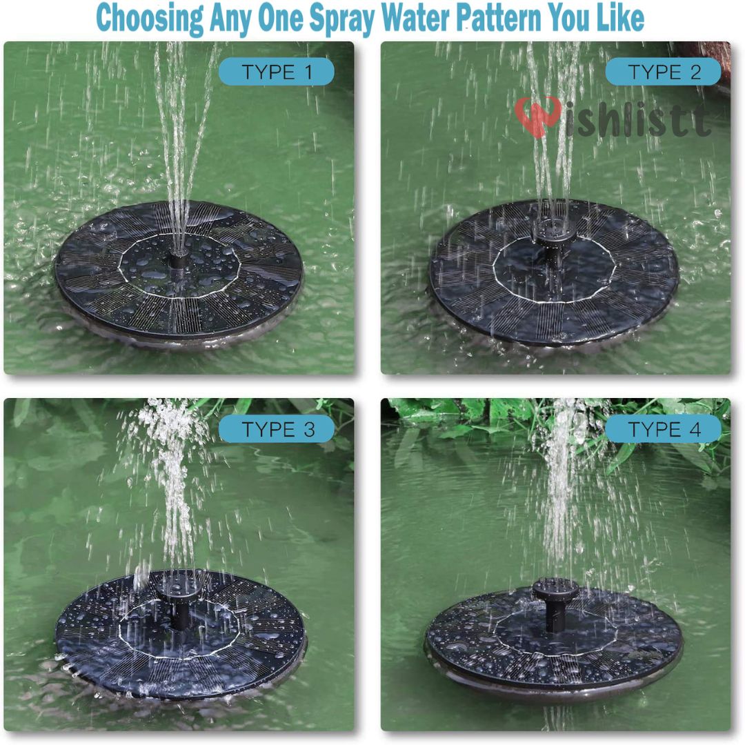 Solar Water Fountain