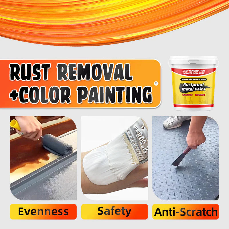 Rustproof Metal Paint - Rust Remover