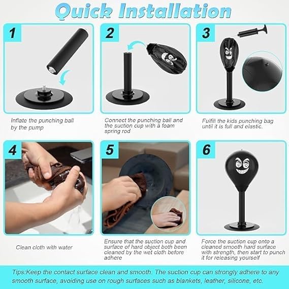 Knockout King Punching Bag