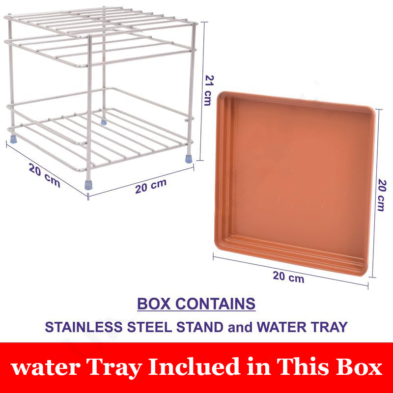 Heavy-Duty Stainless Steel Matka Stand