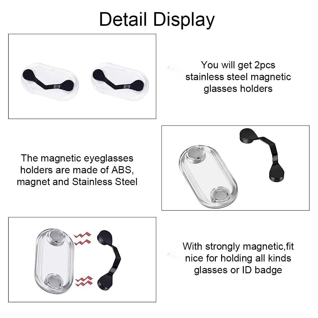 Magnetic eyeglass holder