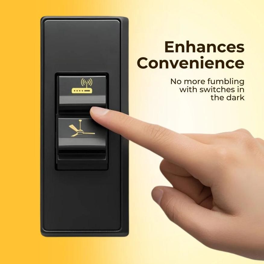 16k Golden Switch Stickers