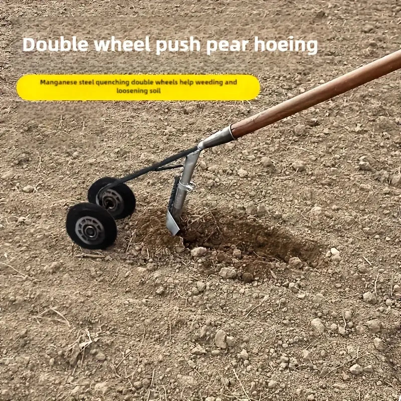 Two-Wheel Soil Loosening Tool