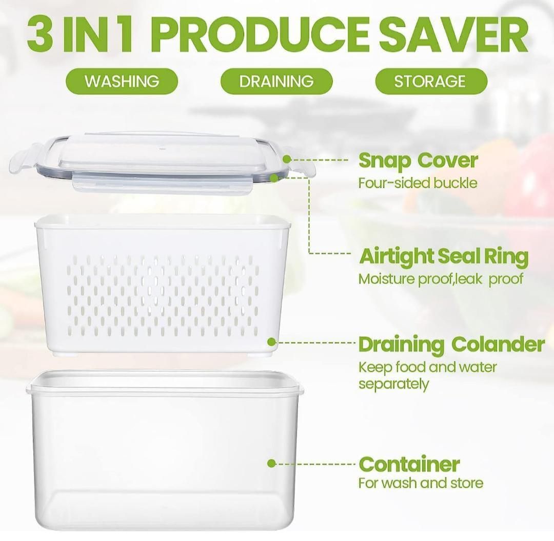 Kitchen Food Storage Containers ( Buy 1 Get 1 Free)