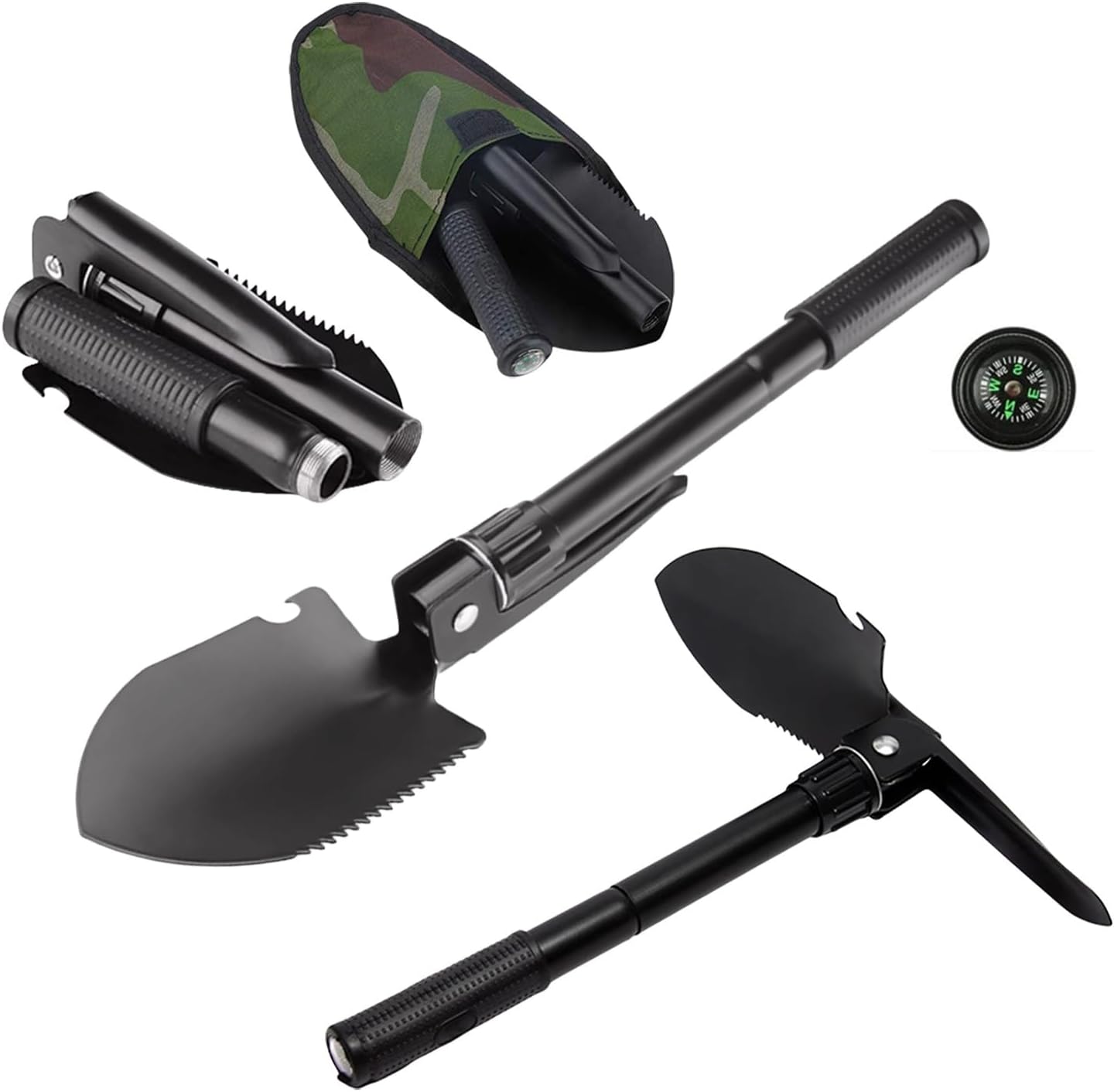 Military Grade Tri-Fold Shovel