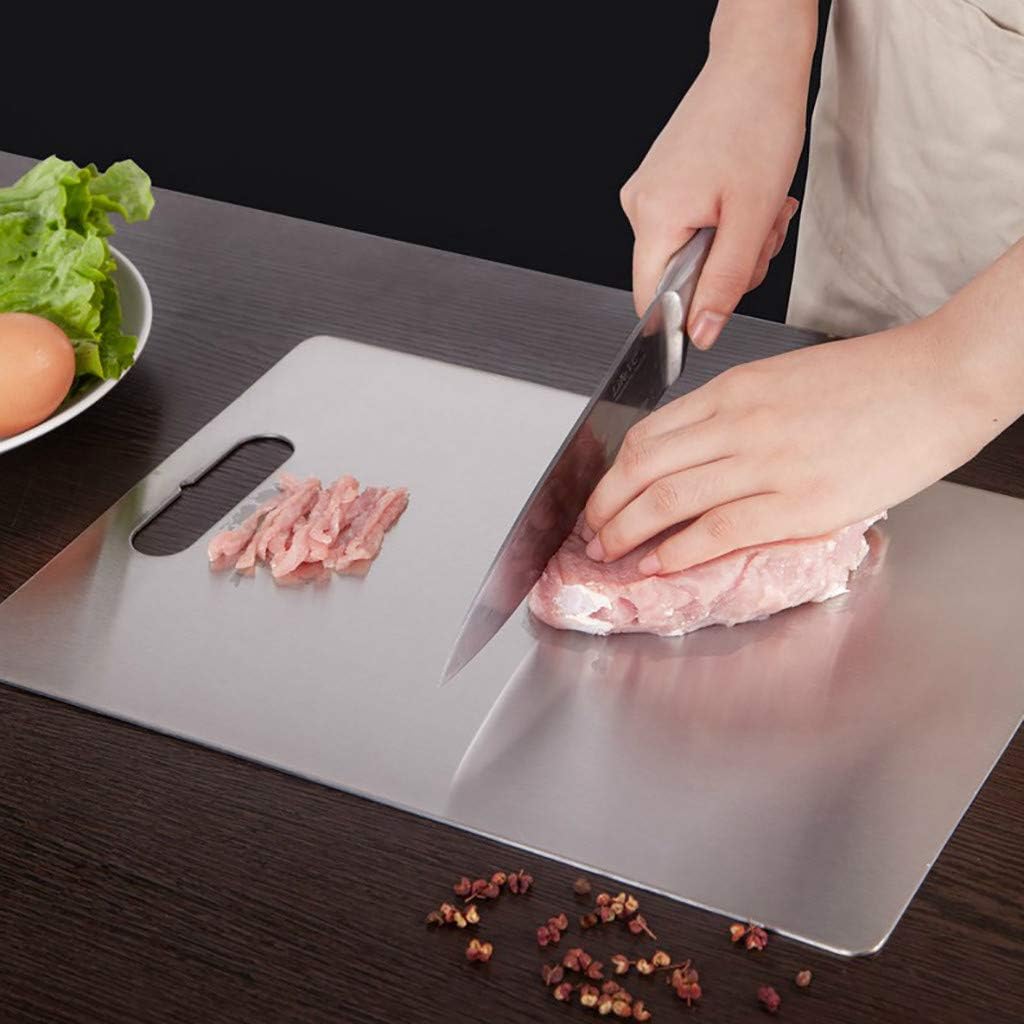 Stainless Steel Double Sided Chopping Board