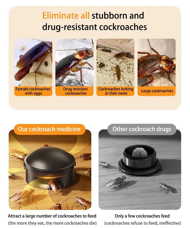 Small Cockroach Trap Repeller ( Pack Of 12)