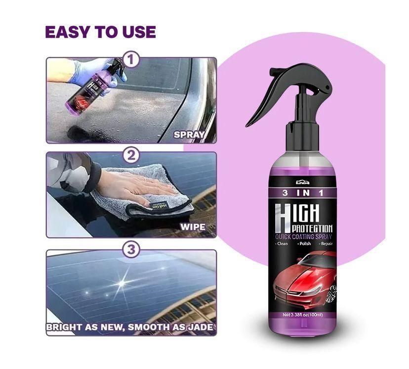 3 In 1 Car Ceramic Coating Spray (Buy 1 Get 2 Free)