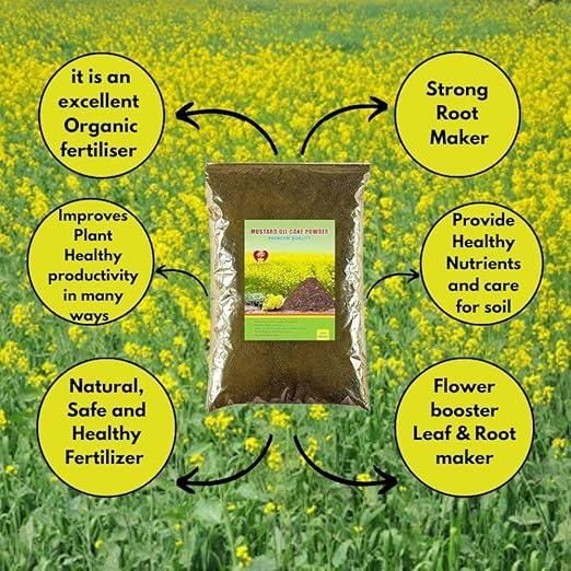 Organic Mustard Cake Powder Fertilizer