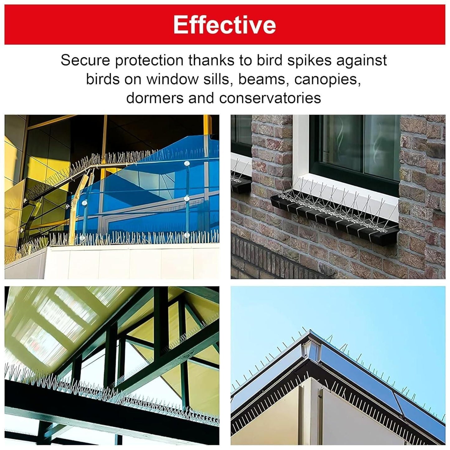 Bird Control Spikes (Set of 10)