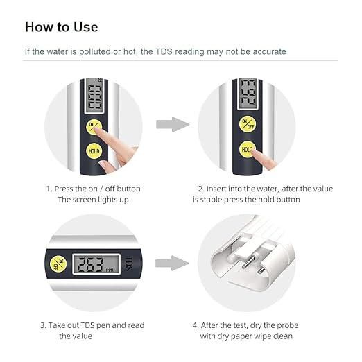 Digital Packet TDS Meter