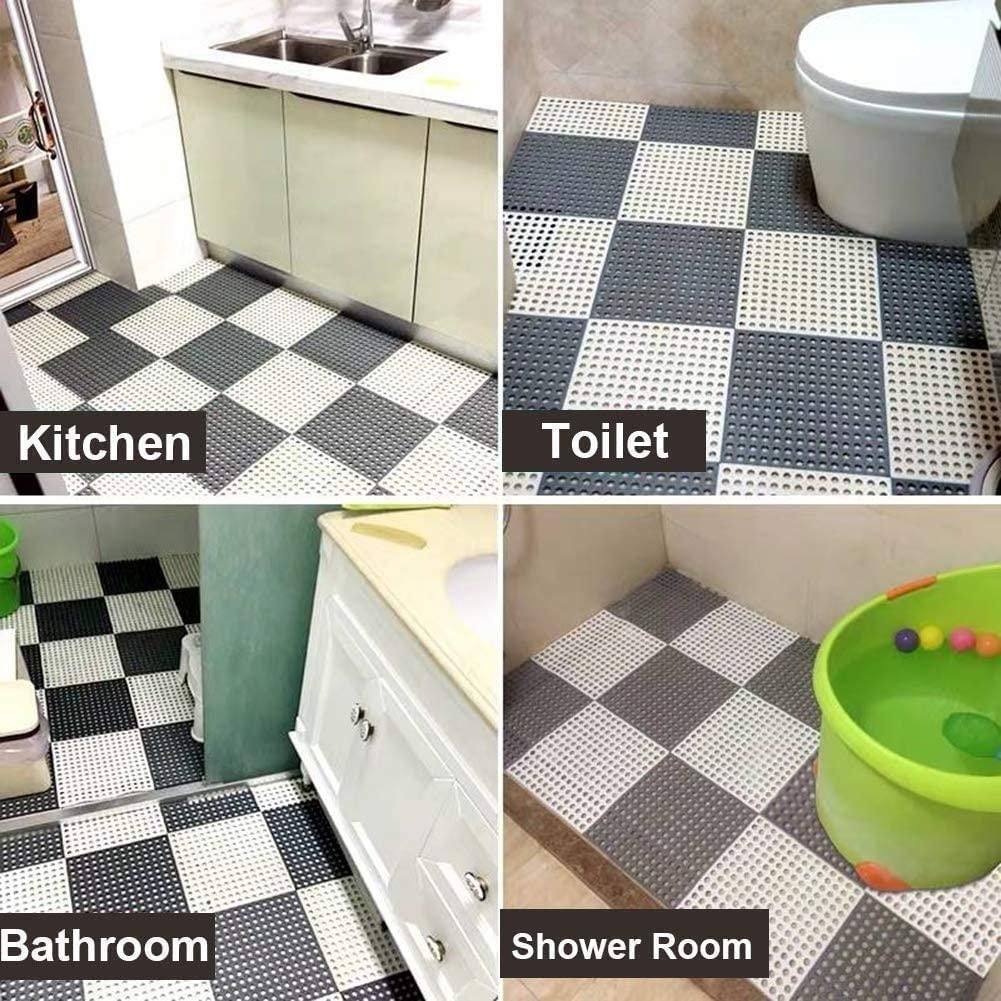 Interlocking Bathroom Mat (Set of 4)