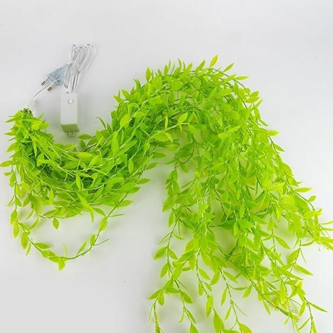 Green Leaf Curtain Light