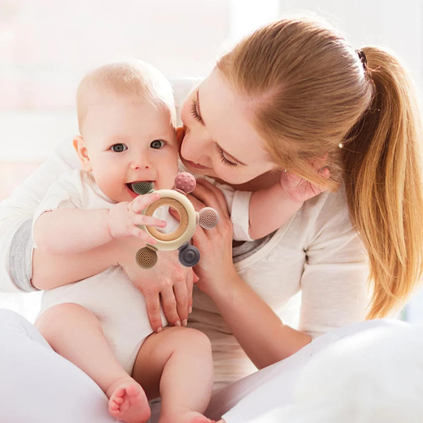 Baby Silicone Teether Ring