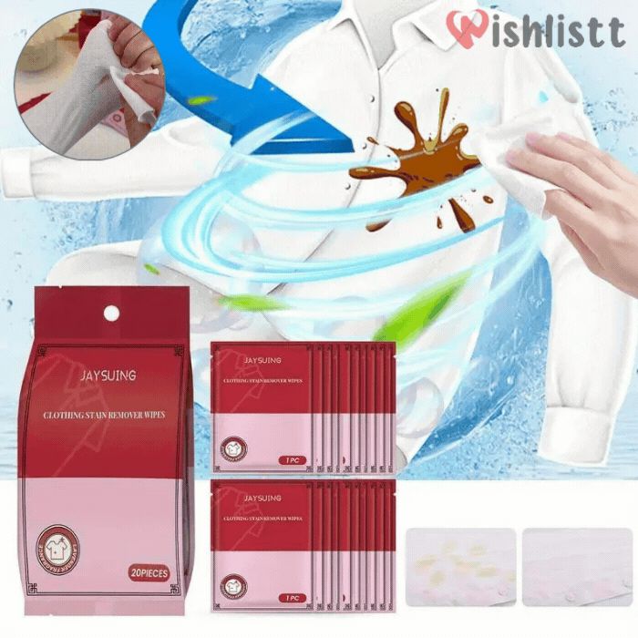 Instant Stain Remover Wipes