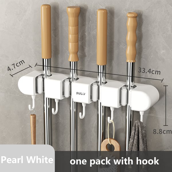 Wall Mounted Mop & Broom Holder