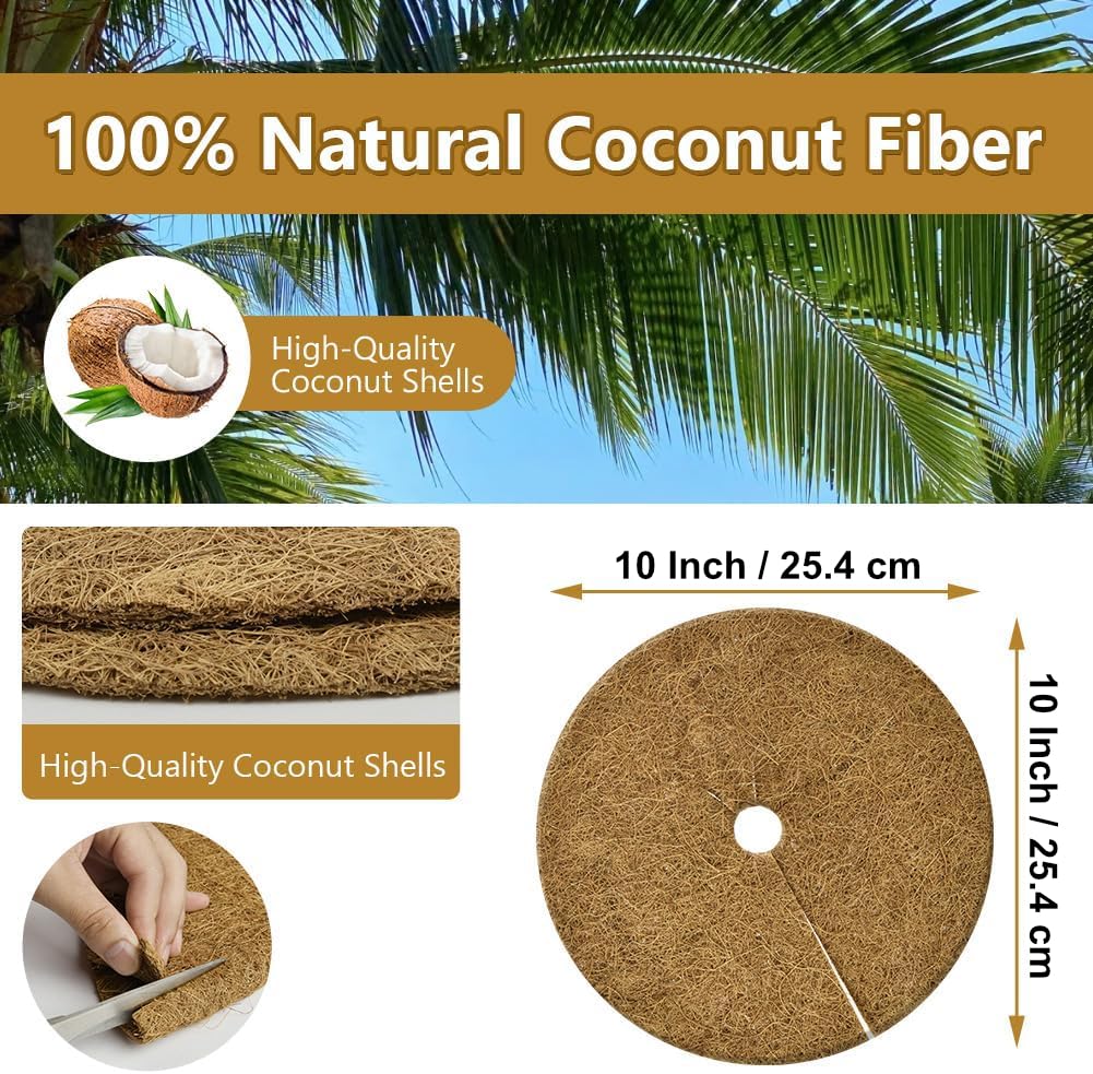 Coconut Fiber Plant Mat (Set of 6)