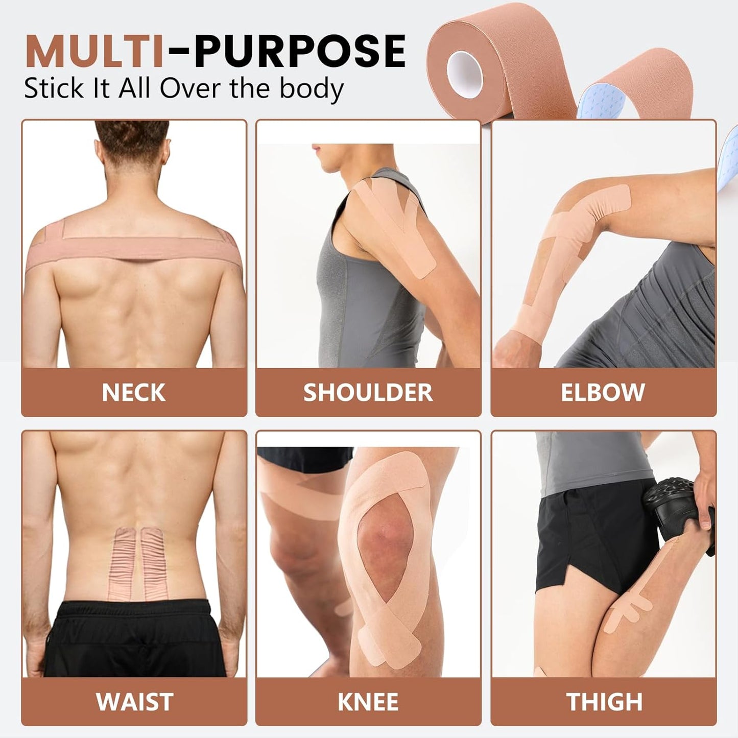 Kinesiology Tape for Muscle Pain Relief
