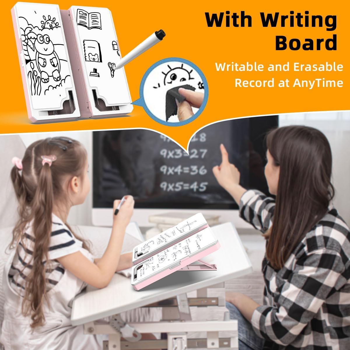 2 in 1 Book Stand Pencil Box