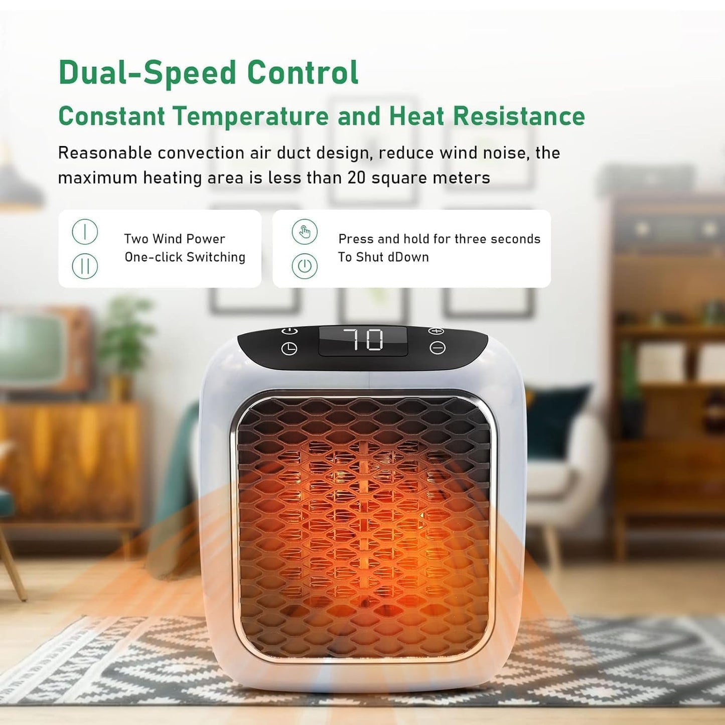 Portable Turbine Heater 🔥