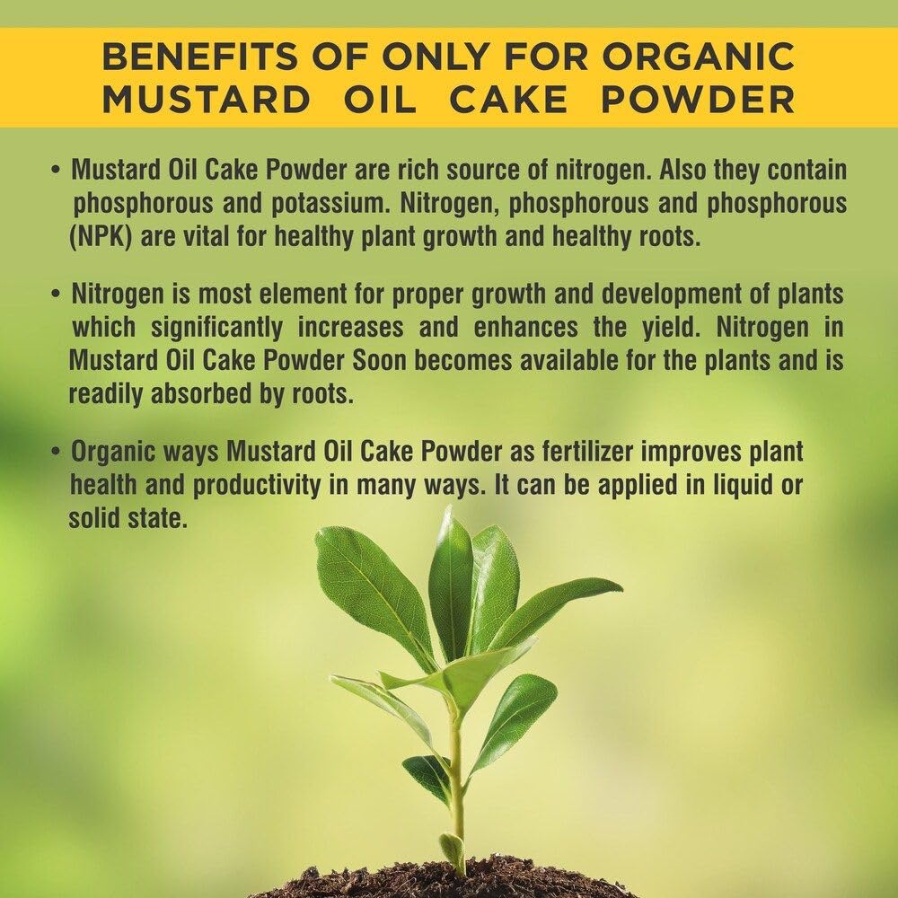 Organic Mustard Cake Powder Fertilizer