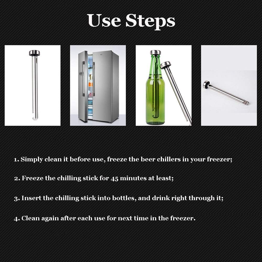 Stainless Steel Drinks Chiller Stick (Buy 1 Get 1 Free)