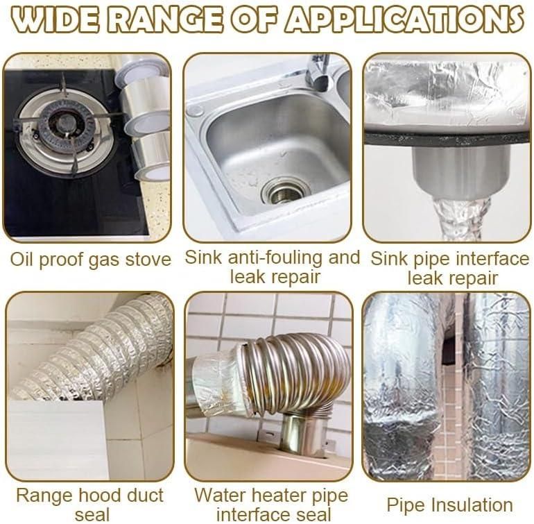High Temperature Resistant Kitchen Aluminum Foil Tape