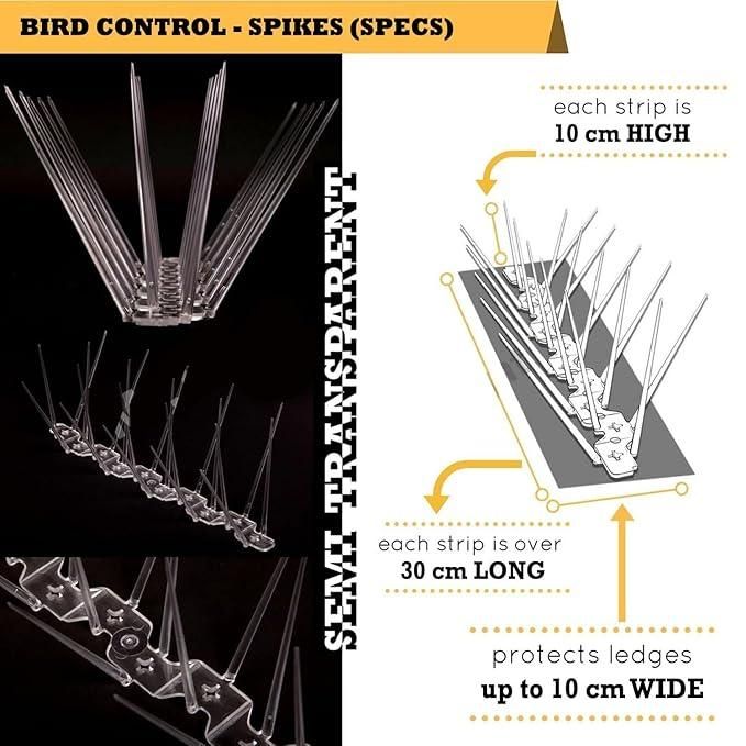 Bird Control Spikes (Set of 10)