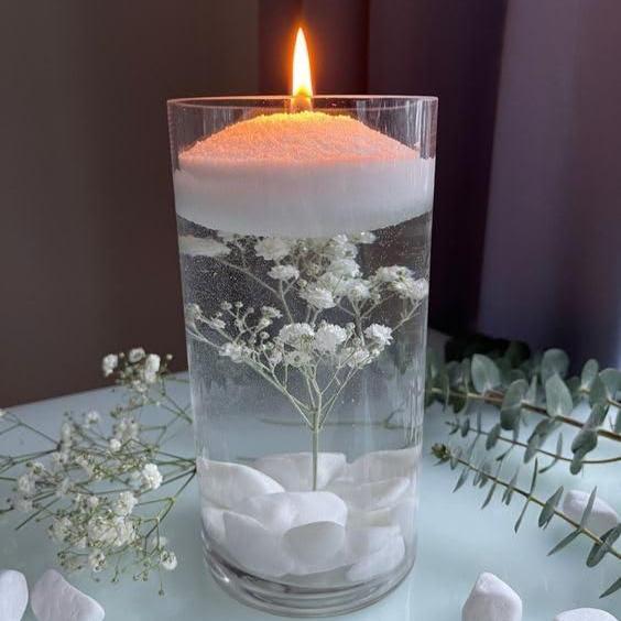 Pearled Candles Set