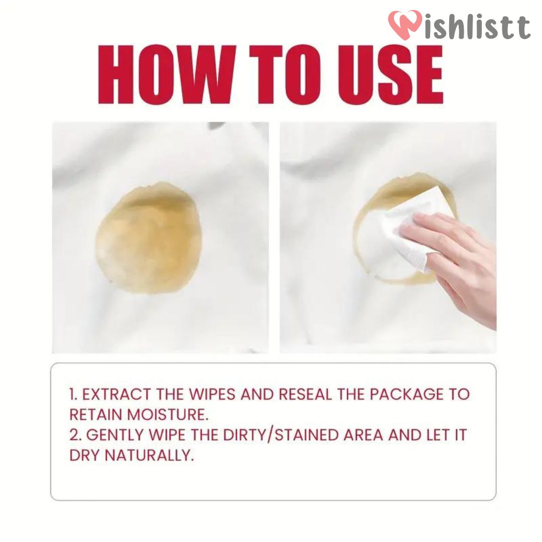 Instant Stain Remover Wipes