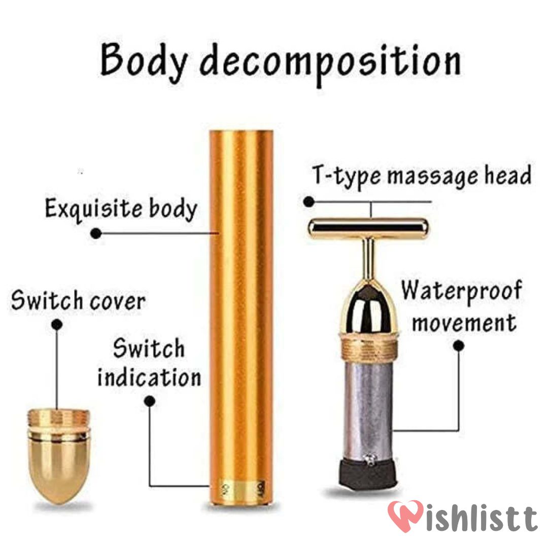 24K Gold Face Massager