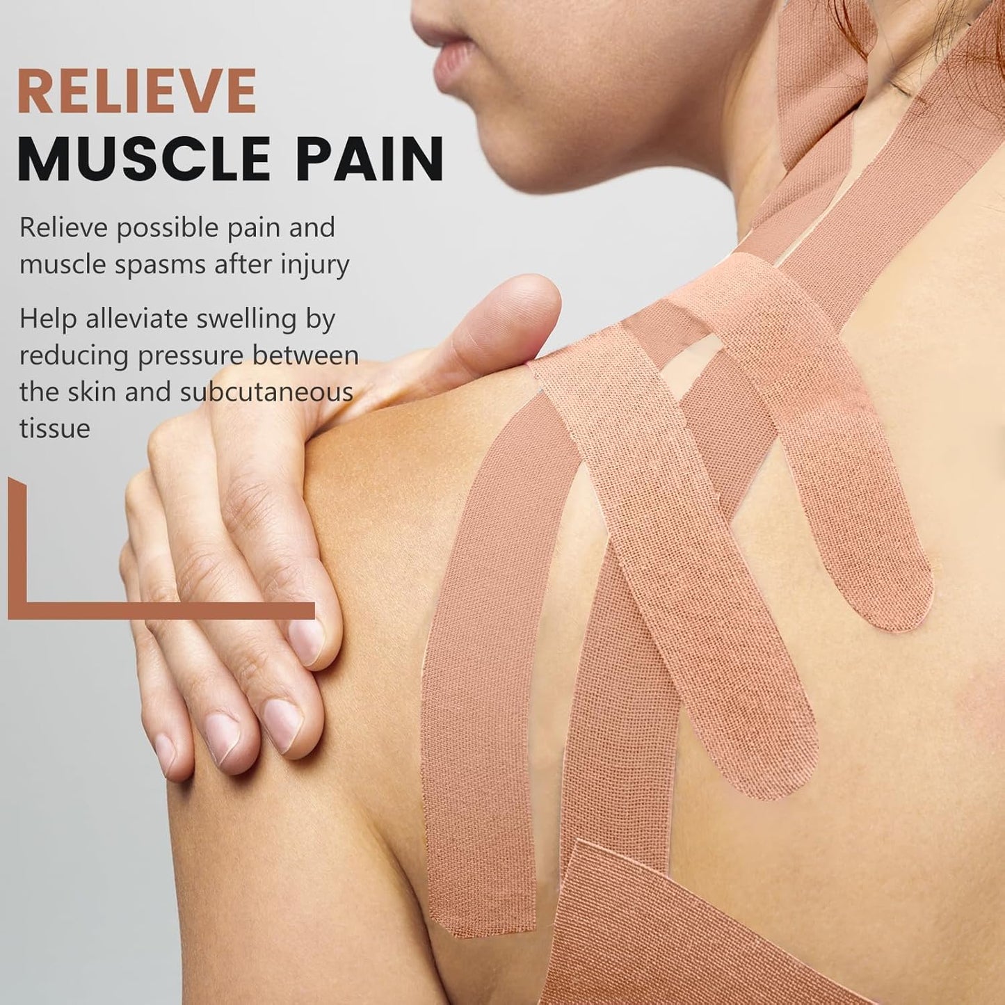 Kinesiology Tape for Muscle Pain Relief