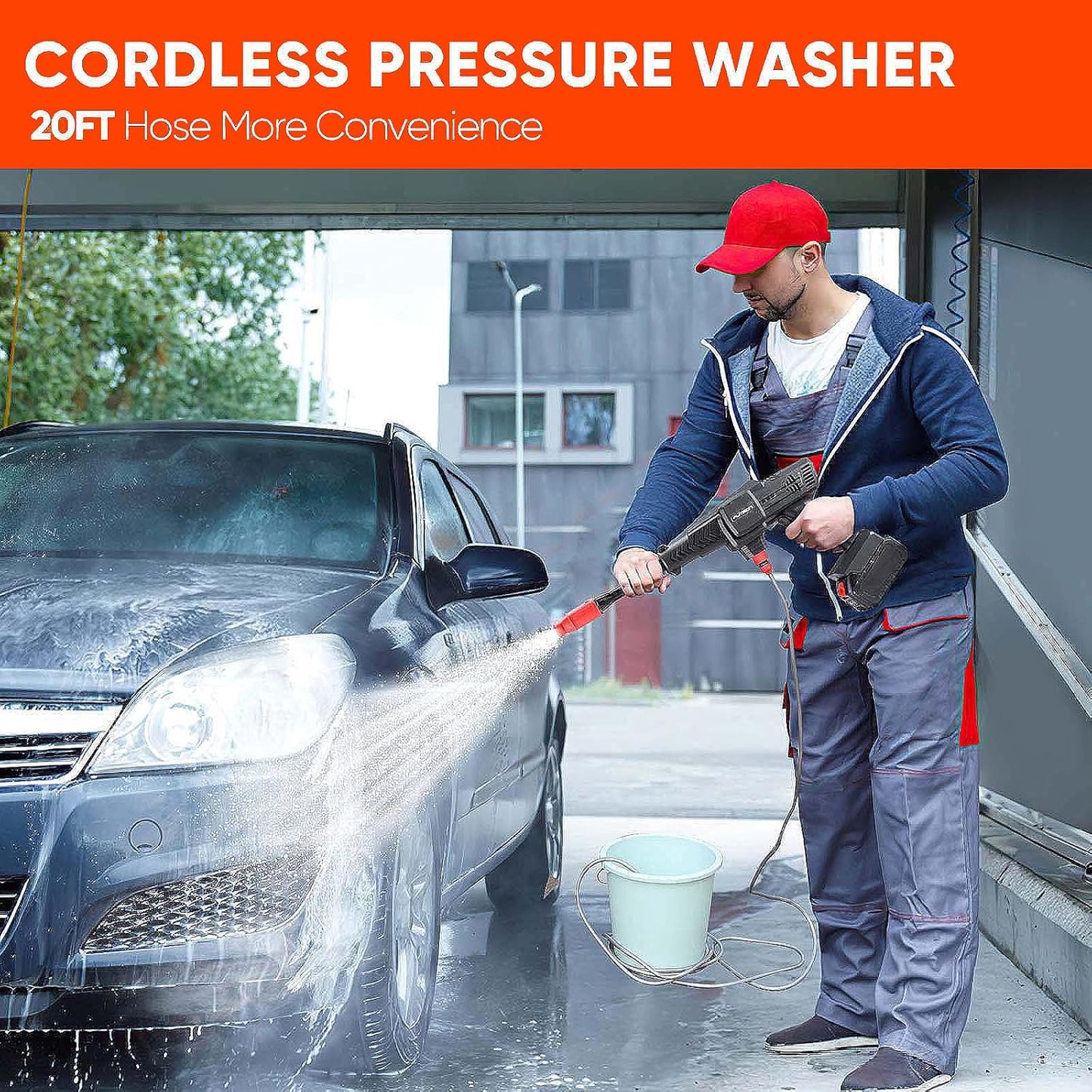 Portable High Pressure Spray Water Gun