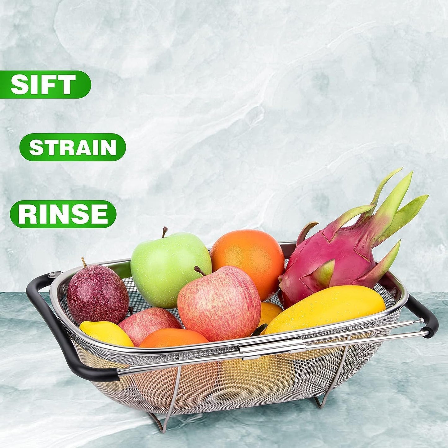 Stainless Steel Sink Oval Colander