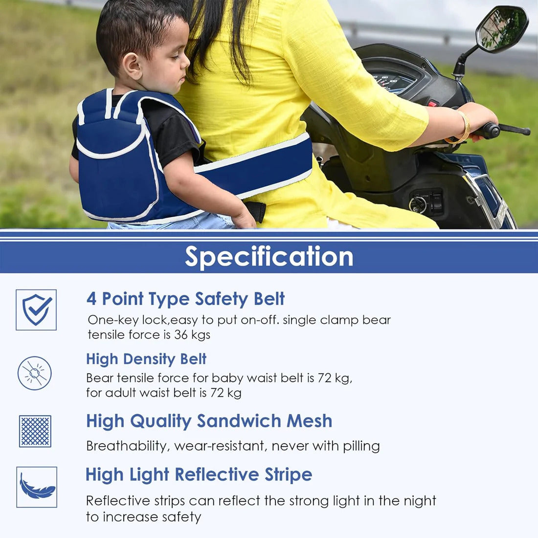 Tow Wheeler Kids Safety Belt