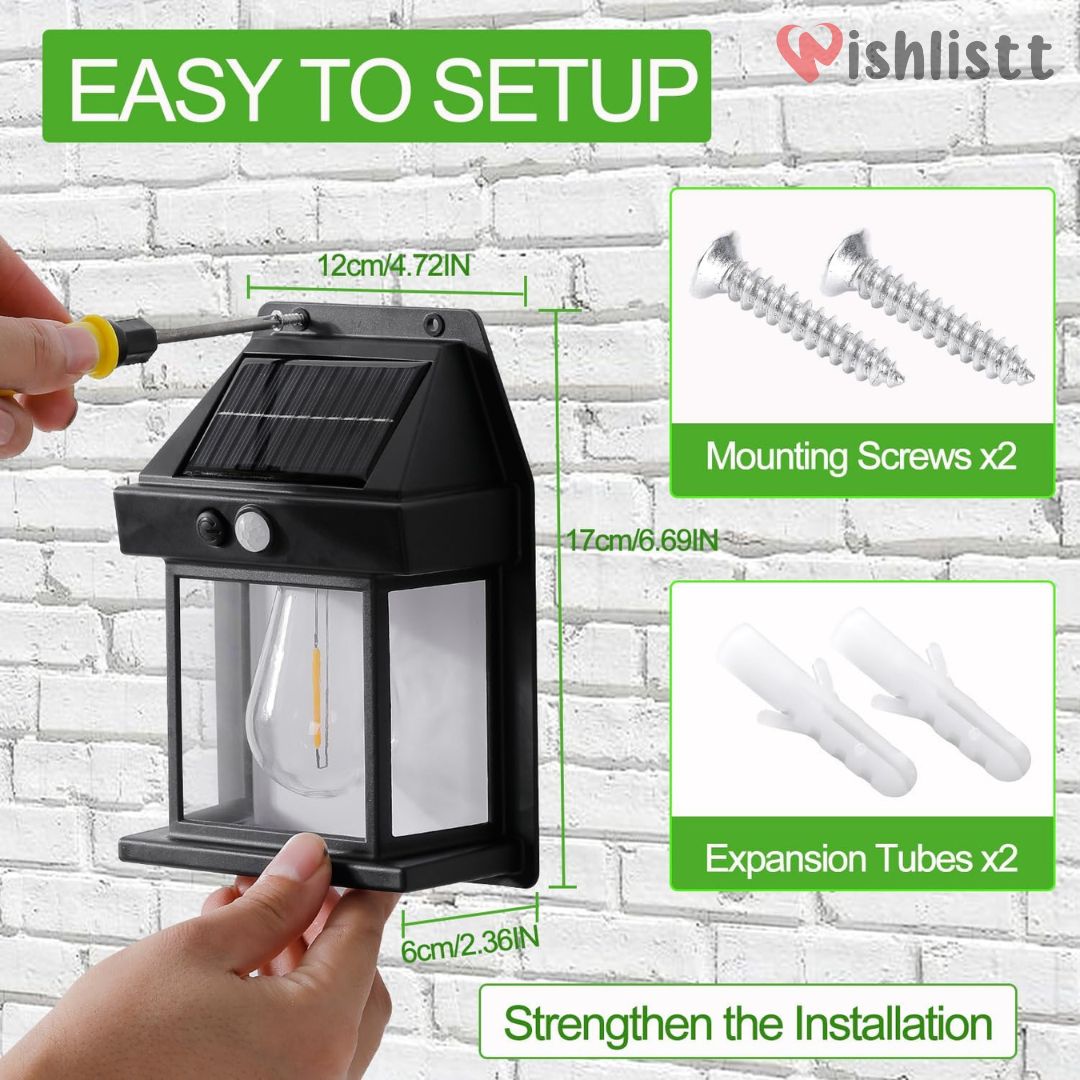 Solar Wall Lantern