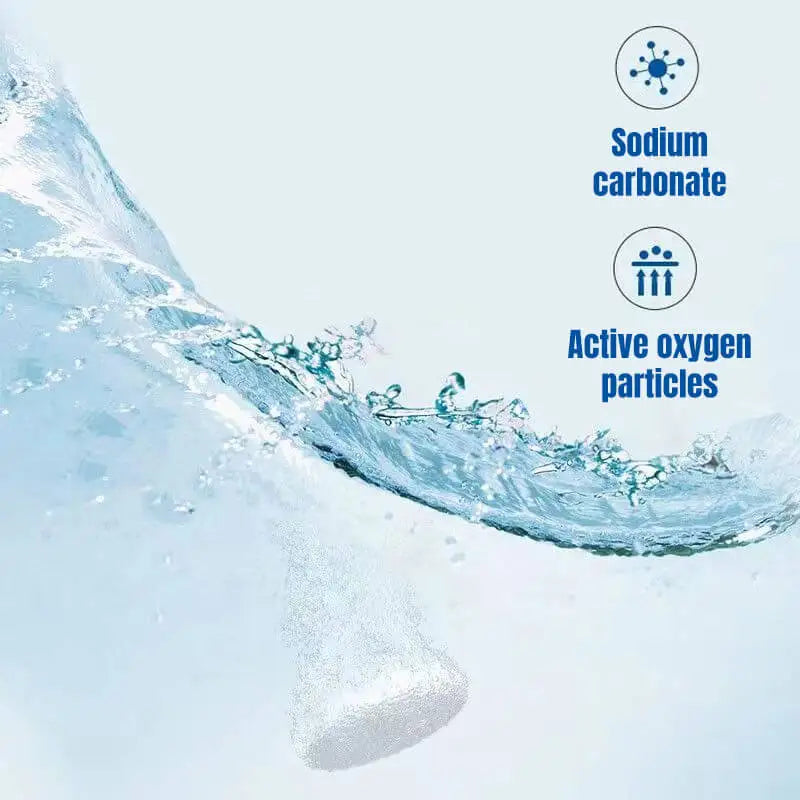 Active Oxygen Cleaner Tablets 💧✨ for Kitchen, Clothes & Shoes (10 Pcs)