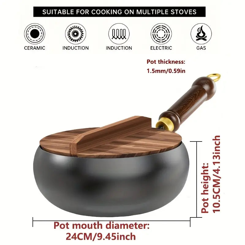 Artisan Unenameled Cast Iron Casserole