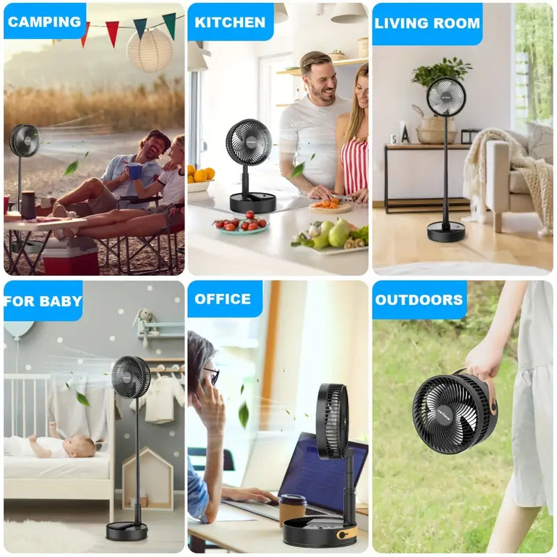 All in 1 Foldable Fan
