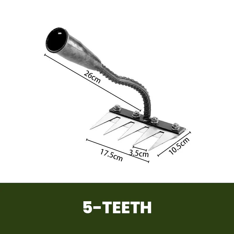 5 Teeth Carbon Steel Garden Weeding