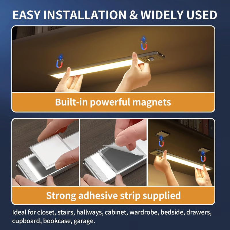 Rechargeable Motion Sensor Under Cabinet Lights