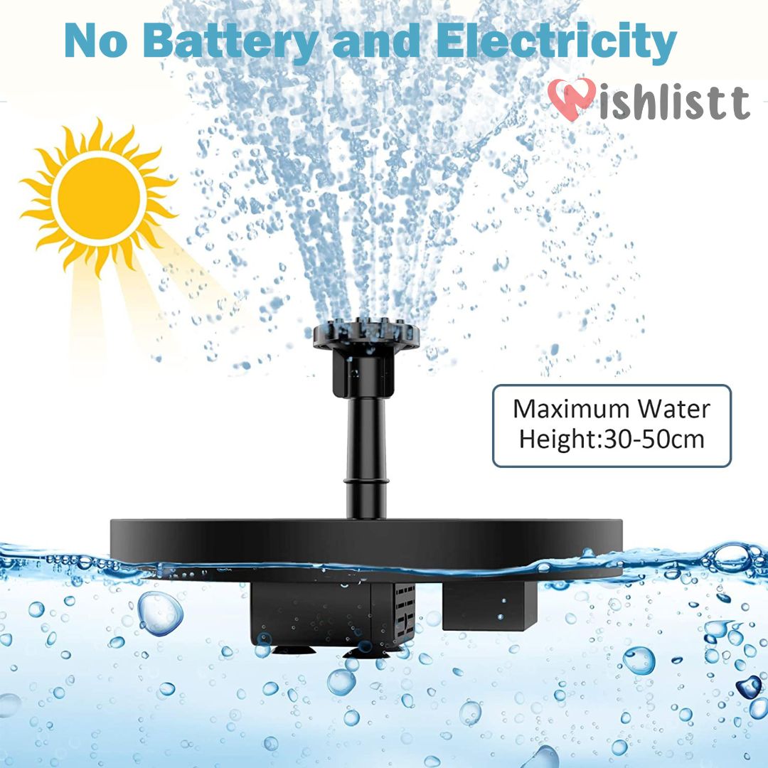 Solar Water Fountain